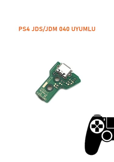 Ps4 V2 Kollar İle Uyumlu Jds Jdm 040 Usb Port Soket & 12 Pın Flex