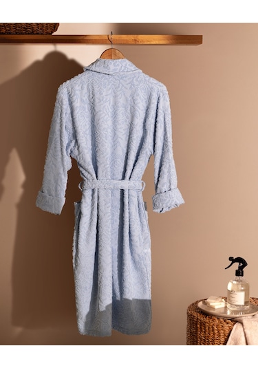 Madame Coco Roesia Şalyaka Kadın Bornoz Born0000000024 Mavi