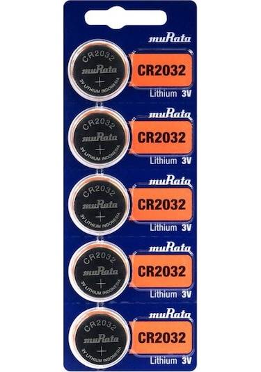 Murata CR2032 3V Lityum Para Pil 5'li