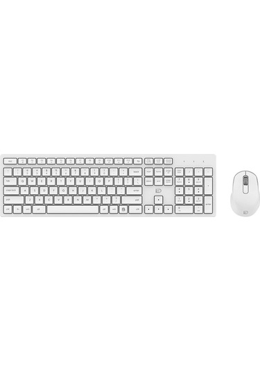 Fide Ik7300 Kablosuz Klavye Ve Fare Seti - İnce, Sessiz, Ergonomik, 250hz Dönüş Hızı, Beyaz Diğer Diğer