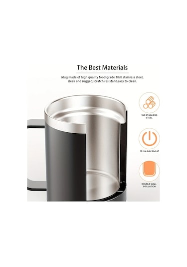 Willowhaven Royal Blue Kahve Isıtıcı Seti - Otomatik Sıcaklık Kontrollü 55 C Izolasyonlu Termos