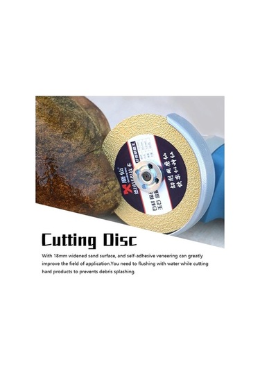 Novahub Elmas Kesme Diski 110mm Seramik Cam Mermer Yüksek Dayanıklı 60 Kum