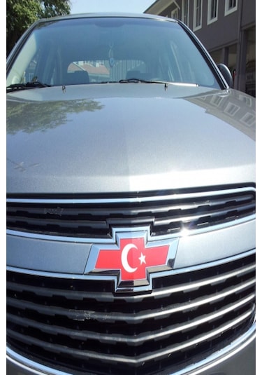 Chevrolet İçin Uyumlu Aksesuar Arma Üzeri Bayrak Kaplama Ön-arka