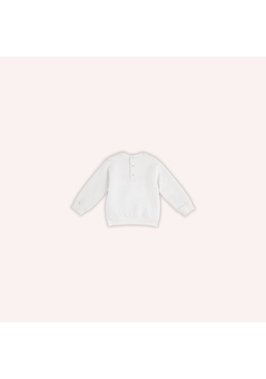 Erkek Çocuk Nakışlı Sweatshirt Ekru 2421bb08030-4975 001 Ekru