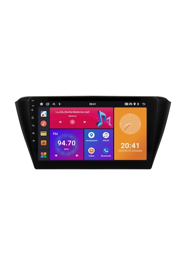 Skoda Fabia Android Multimedya Sistemi 2014-2018 Crv4818xp 9"