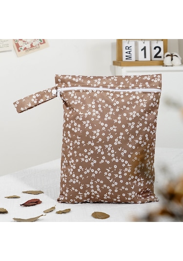 Youmex İki Bölmeli Parçalı Saklama Çantası - Zp015-01: El Askılı, Fırça Zipli, Ev & Seyahat İçin Çok Amaçlı, Mantıklı Sınıflandırma Pembe - Yeşil