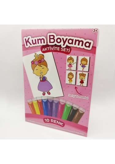 Miya Prenses Kum Boyama Aktivite Seti