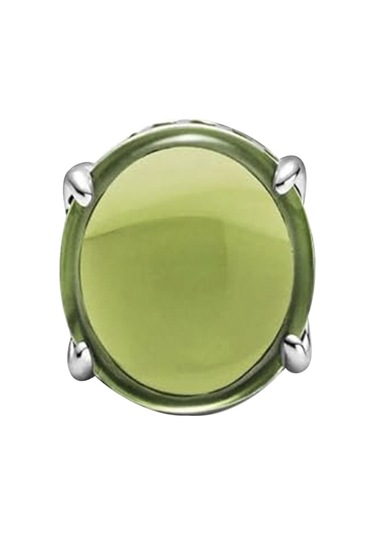 Nur Silver Sarı Murano Taş Gümüş Charm Nur-bl01994