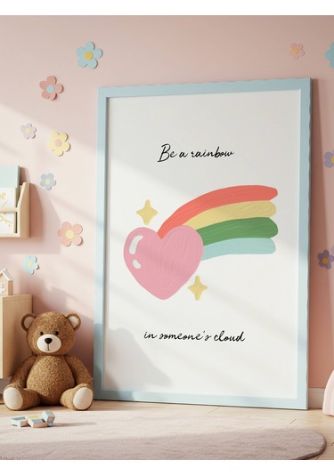 Be A Rainbow Dijital Baskı Poster V2 Çerçevesiz
