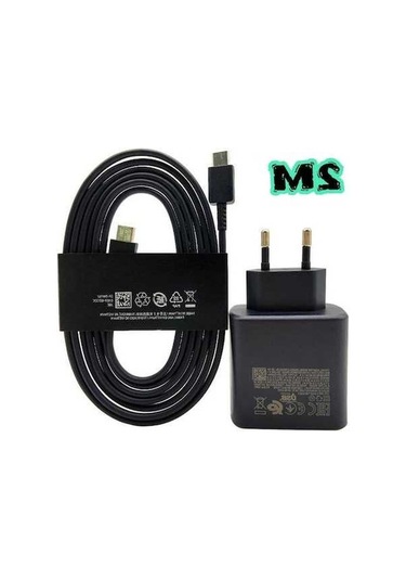 Novahub 45w 3.0 Usb Pd Şarj Cihazı, 2m Eu Siyah, Tip-c, Samsung Adaptif Hızlı Şarj, Galaxy S23 Ultra Uyumluluğu Siyah Eu Ve Kablo 2m