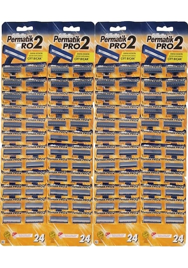 Gilette Permatik Pro2 Kartela 96'lı