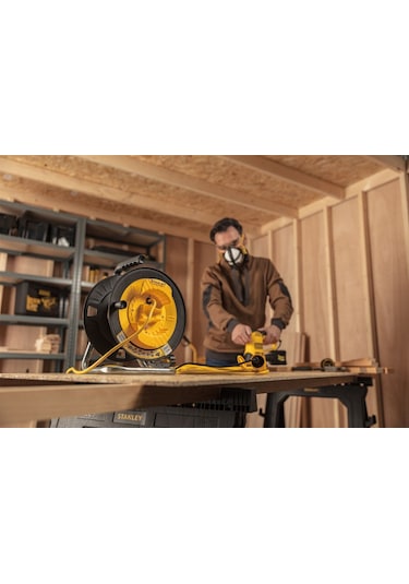 Stanley ST-G-3515+2 Makaralı Kablo 35 Mt, 3x1.5mm, 1 Prizli, IP44