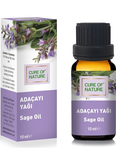Cure Of Nature Adaçayı Yağı 10 ML