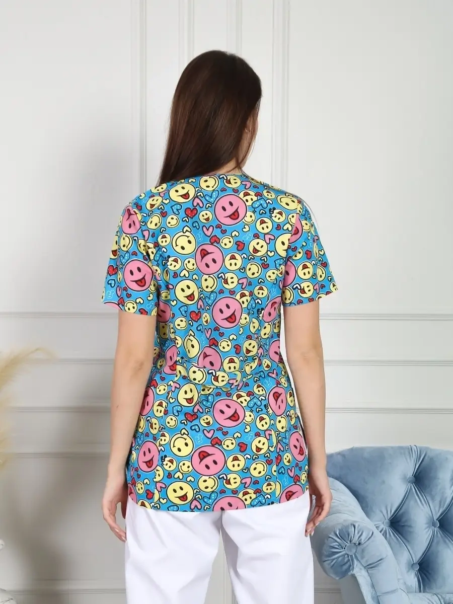 Medicina Plus Kadın Cerrahi Tıbbi Gömlek 84382589 Açık Mavi