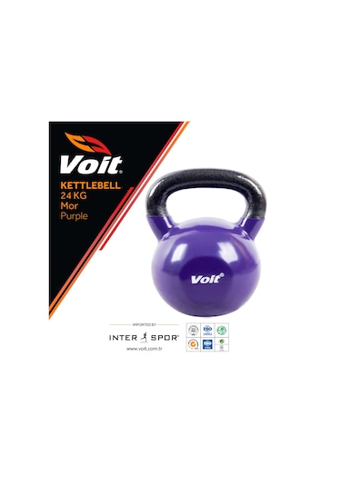 Voıt Vınyl Kettlebell 24kg Mor