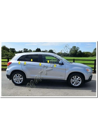 Db Chrome Mitsubishi Asx Cam Çıtası Nikelajı 2011 Sonrası 6  Parça