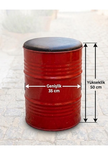 Tabure Varil Model Sarı