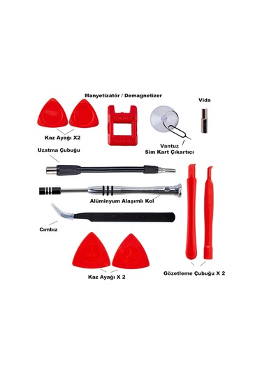 Dailylink 112 İn 1 Hassas Coklu Tornavida Cep Telefonu Tamir Seti