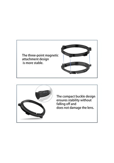Meta Quest 3 Vr Manyetik Gözlük Çerçevesi İçin, Özellik: L&r Çerçeve Siyah