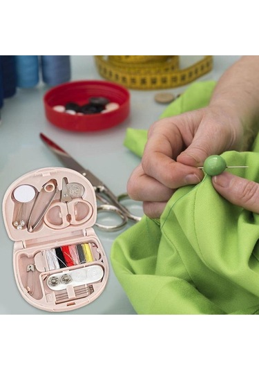 Ollevra Çok Fonksiyonlu Mini Çanta Boy Seyahat Tipi Dikiş Seti
