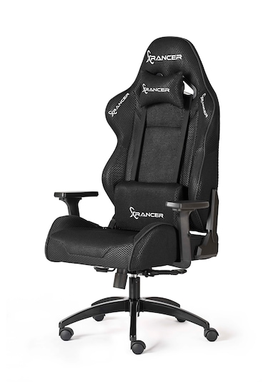 Xrancer Ares Black Nefes Alabilen File Kumaş Oyuncu Koltuğu