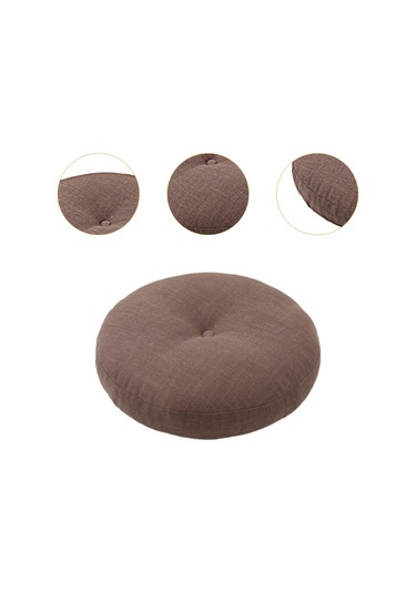 Suntek Zemin Yastığı Dekoratif Oturma Meditasyon Tatami Kahve