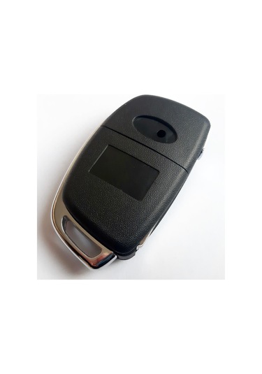 Hyundai Uyumlu Metal Logolu HYN17 Uçlu Sol Kanal Anahtar Kumanda Kabı