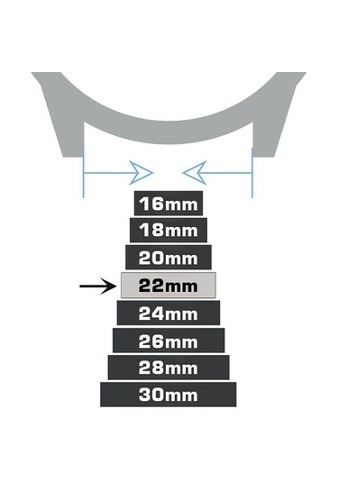 Saatse 22mm Lacivert Hakiki Deri Saat Kordonu Kayış
