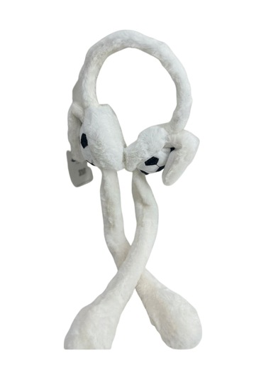 Recos Çocuk Peluş Figürlü Oynar Kulaklı Hareketli Sesli Kışlık Kulaklık Rcs.tp.ekr.2025 Ekru