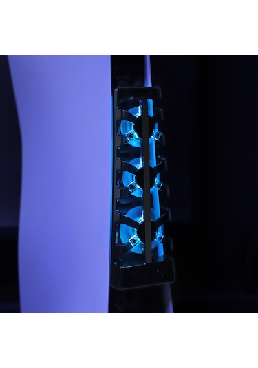 Ps5 Fat Kasa Soğutucu Led Işıklı Sessiz Fan Soğutucu Usb3.0 Radyatör Isı E