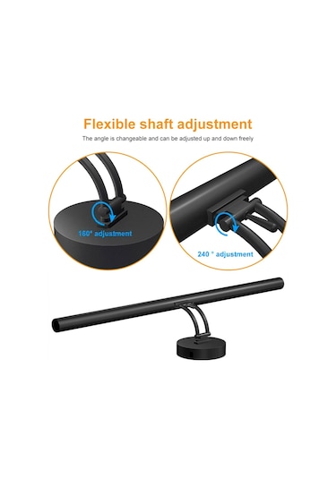 Cbtx Style-a 40cm 3 Renk Sıcaklığı Kısılabilir Led Işık Dokunmatik Usb Kabine Işık Çubuğu Lambası