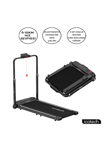 Icotech T10 Pro 10 Km Mp3 Çalar Yürüyüş Ve Koşu Bandı