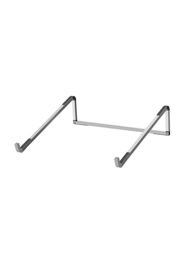 Dizüstü Bilgisayar Stand Dizüstü Bilgisayar Masası Katılabilir Alüminyum Dizüstü Tutucu Depolama/seyahat Dizüstü Tutucu Gümüş