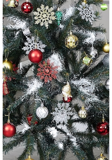 Waldern Luxury Series Yılbaşı Çam Ağacı Plastik Ayaklı 150 CM 260 Yeşil Dal