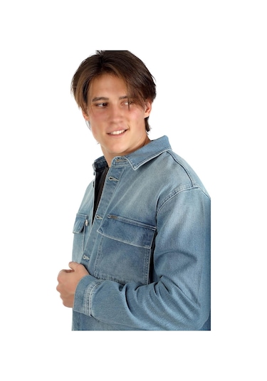 Lee Cooper Karela Erkek Jean Gömlek Heımdall Blue Lıght-16618-heımdall Blue Lıght Mavi