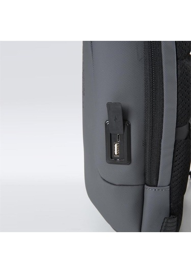 Ççs 51465 Tek Omuz Askılı Sırt Ve Göğüs Çantası Gri