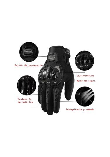 Reedark Erkek Kadın通用全 Parmak Motosiklet Eldiveni, Kaymazlı Ventileli, Atv, Dağ Bisikleti, Yol Yarışı Ve Tırmanma İçin Xl Beden Diğer