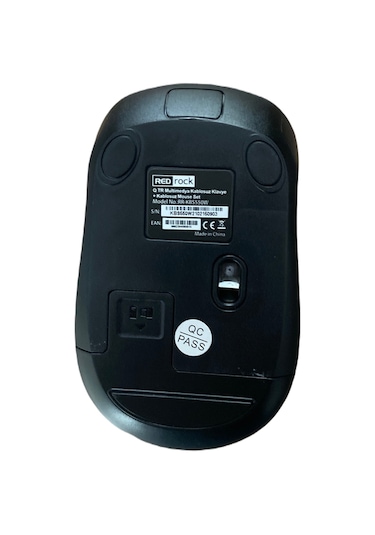 REDrock RR-KBS550W Siyah Kablosuz Q türkçe Klavye + Mouse