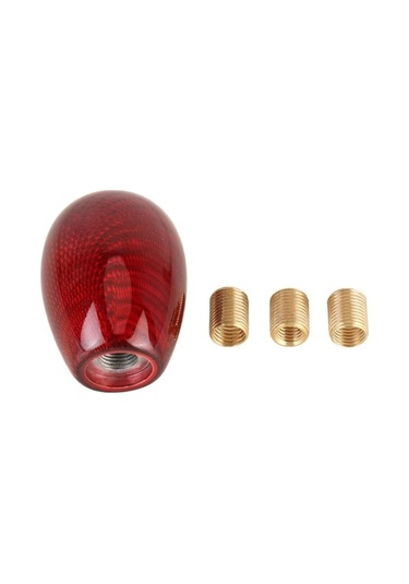 Wondernest Yumurta Vites Topuzu Tipi Stil Sones Otomatik Ördek Kısa Kırmızı Karbon Kafası Fiber Dişli Desen Araba Ka Kırmızı