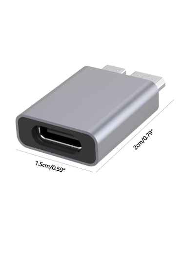 Type C To Micro B Usb Çevirici Dönüştürücü Adaptör Bağlantı Apara