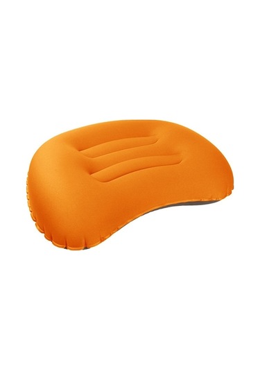 Novahub Açık Kamp Şişme Yastık Turuncu, Ergonomik Desenli Turuncu