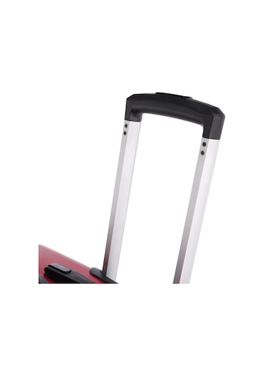 Wexta Wx-pp10 Dalgalı Kırmızı Kabin Boy Polipropılen Valiz Kırmızı