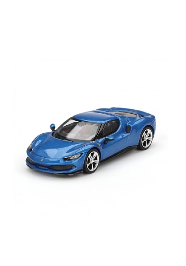 Mini Gt 1/64 Bbr Ferrari 296 Gtb Blu Corsa Bbrfer64004