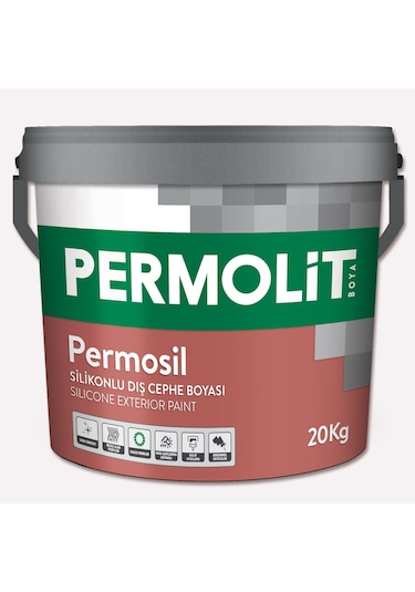 Permolit Permosil Silikonlu Dış Cephe Boyası - Renk Ve Kg Seçiniz