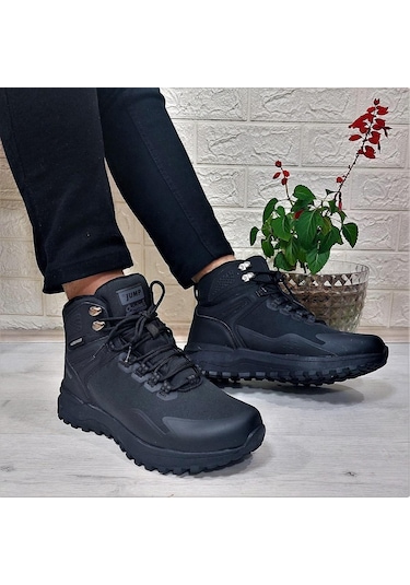 Jump 29652 Siyah Waterproof Kaymaz Rahat Erkek Bot 001