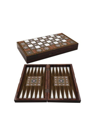 Star Tavla Masif Sedef Tavla Büyük 1020128