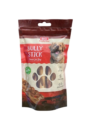 Bio Petactive Bully Stick Burgu Sığır Kamışı Köpek Ödülü 100 G