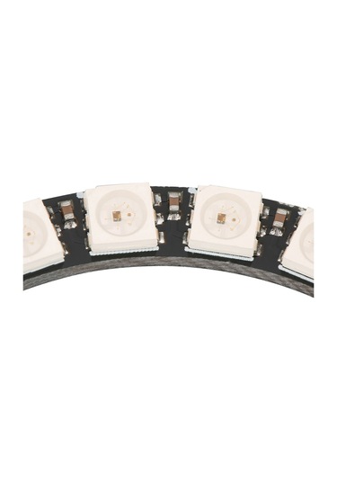 Xiyyadms 24 Adet Adreslenebilir Rgb Led İçiği - 5v Dc 24-bit Kontrol, Zincirlenebilir Tasarım, 8.5cm Dış Çap Diğer