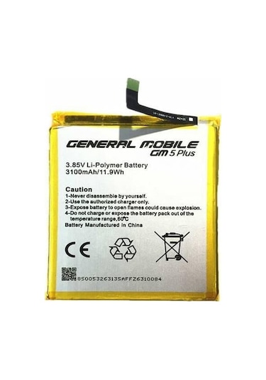 General Mobile GM5 Plus Batarya