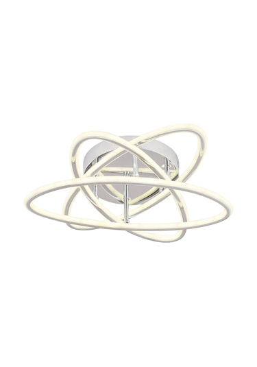 Star Krom 3lü Kumandalı Ve Dimerli Beyaz, Sarı, Gün Işığı Ledli Plafonyer Avize Sb-ld-500 Krom